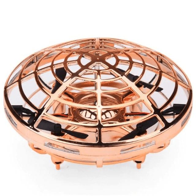 Mini Drone Infantil Dourado